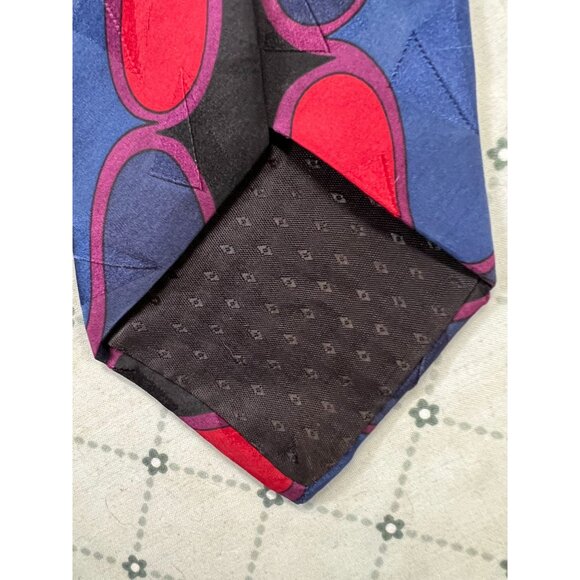 Vintage Halston III Silk Tie Abstract Pattern Vintage - Picture 12 of 16